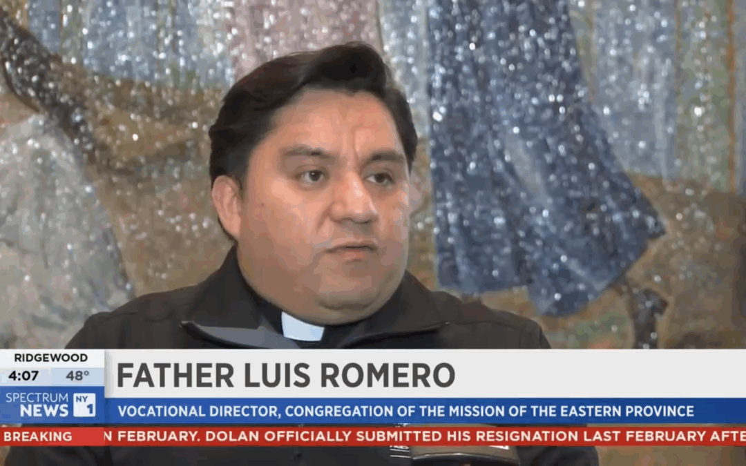 Fr. Luis Romero, CM, speaks with NY1 about new Archbishop